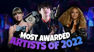 Most Awarded Artists Of 2022 | Hollywood Time | Taylor Swift, BTS, Beyonce, Blackpink, Nicki Minaj..