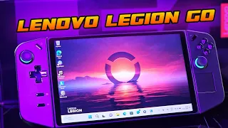 LENOVO LEGION GO распаковка и первые впечатления о мощной игровой консоли на WINDOWS