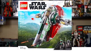 LEGO Star Wars 75312 BOBA FETT'S STARSHIP (Slave 1) Review! (2021)