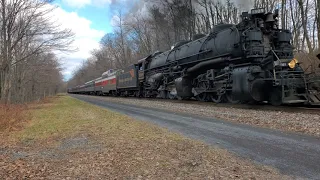 Western Maryland 1309 On the Frostburg Flyer Winter Train!