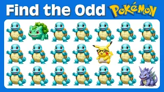 Find the Odd One Out Challenge | Pokemon Edition | 30 Levels