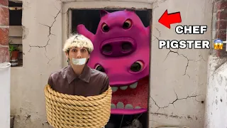 AVVISTIAMO CHEF PIGSTER IN UNA CAVERNA ABBANDONATA…😰 *cerca di rapirci*