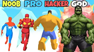 NOOB vs PRO vs HACKER vs GOD in Upgrade Run 3D