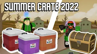 Opening summer crate 2022 in 2023