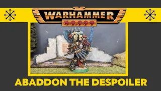 Abaddon the Despoiler Chaos Warhammer 40k 2nd edition