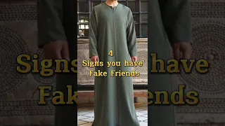 4 Signs you have Fake Friends ❎☪️ #islam #shorts