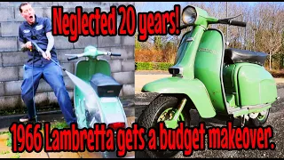 Neglected 20 years! 1966 Lambretta gets a budget makeover.