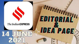 14th June 2021 | Gargi Classes Indian Express Editorial Analysis/Discussion