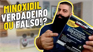 MINOXIDIL: COMO SABER, SE É VERDADEIRO OU FALSO? É original? - Não seja enganado! Minoxidil Kirkland