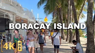 2023 Walking Tour of BORACAY! | Full Tour from Station 3 to 1 | 4K HDR | Philippines