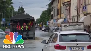 Record flooding in Italy kills at least 8, cancels Formula One Grand Prix