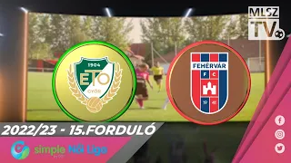 ETO FC Győr - MOL Fehérvár FC | 2-0 | Simple Női Liga | 15. forduló | MLSZTV