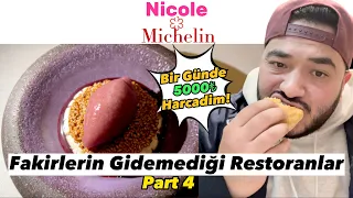 5000TL bir günde harcamak | Michelin Restoran Nicole