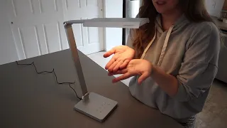 LEPOWER Bright LED Desk Lamp Review | ouch Control Table Light with 50 Dimmable Lighting Modes