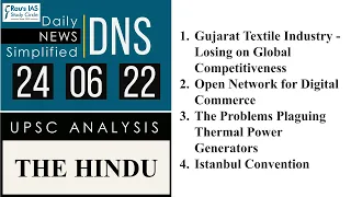 THE HINDU Analysis, 24 June, 2022 (Daily Current Affairs for UPSC IAS) – DNS