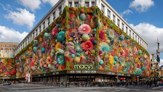 Enchanting Flower Show | New York Macy's Flower show 2024🗽💐💐 #theworldeyesight #2024