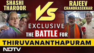 Shashi Tharoor Vs Rajeev Chandrasekhar | The Battle For Thiruvananthapuram | NDTV Exclusive