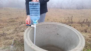 Simple idea how to make a manual water pump that works without power and without fuel.