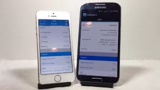 Apple iPhone 5S vs Samsung Galaxy S4 Which Is Faster Better Benchmark AT&T