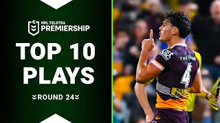 The top 10 plays from Round 24 of 2023 | Match Highlights