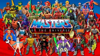 All of the figures Masters of the Universe from the 1980s (1982-1988)