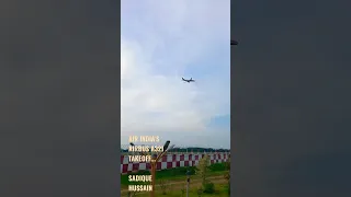 AIR INDIA'S AIRBUS A321 TAKEOFF FROM CHENNAI AIRPORT