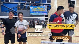 OHC Baglung #badminton tournament men's double Quarterfinal Bachan/ sobhiyat vs suraj/ surya