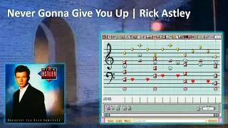 Never Gonna Give You Up | Rick Astley | Super Mario Paint Remix [Rick Roll] [Meme Special]