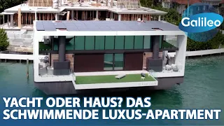 Luxus-Archen für Millionäre! Das schwimmende Luxus-Apartment "Arkup"