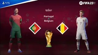 FIFA 23 - Portugal Vs Belgium - FIFA World Cup Qatar Final | PS5™