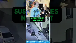 xQc Reacts to Suspect Acting Like NPC to Evade LAPD | Epic Pursuit Moments