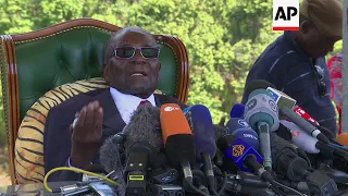 Mugabe confirms he will vote for Chamisa in Monday's election