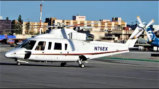 S-76 Start-Up & Takeoff VIP Luxurious "Executive" VIP Helicopter N76EX