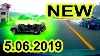 Сompilation road accident videos on dashcam from 5.06.2019. Videos car crash June 2019