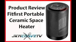 Product Review | Fitfirst Ceramic Space Heater, Portable Electric Heater Fan | JKMCraveTV