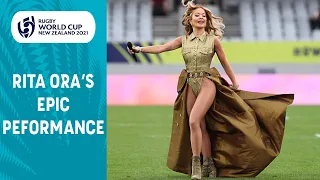 Rita Ora opens RWC2021 with an exclusive performance!