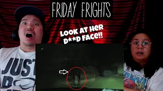 TOP 10 SCARY VIDEOS OF GHOSTS & CREEPY THINGS [NUKE'S TOP 5] REACTION | FRIDAY FRIGHTS