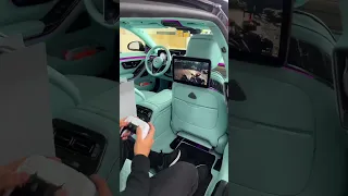 PLAYSTATION Inside 600 HP BRABUS MAYBACH! 😱 #Shorts