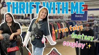 THRIFT WITH ME | ✨ren faire, fantasy, cosplay✨