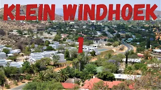 DRIVING THOUGH UPMARKET KLEIN WINDHOEK SUBURB IN WINDHOEK NAMIBIA SOUTHERN AFRICA PART 1