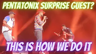 Pentatonix Crowd sing along with surprise guest Montell Jordan 8/15/2023 Alpharetta GA