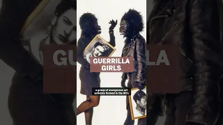 The Guerrilla Girls are an anonymous activist group with the goal of fighting inequality in the arts