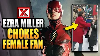 Ezra Miller CHOKES Fan on Video, CW Flash Grant Gustin to Replace Him in the DCEU?!