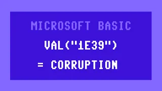 This Function Destroys Programs: MS-BASIC's VAL()