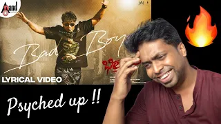 Bheema | Bad Boys Lyrical Song Reaction | Vijaya Kumar | Charan Raj | M.O.U | Mr Earphones #upendra