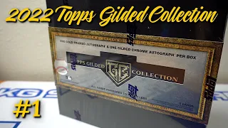 2022 Topps Gilded Collection Box Break #1: Sweet looking low numbered cards!