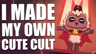 I started a cult (and it's SO CUTE) - Cult of the Lamb (Colony builder meets roguelite game)