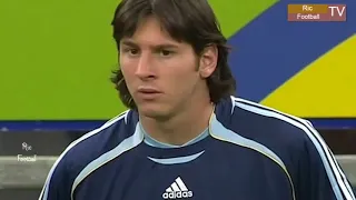 Lionel Messi First Game Ever in the World Cup Tournament