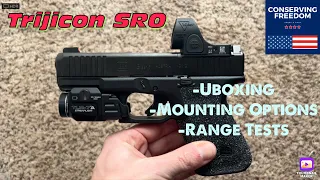 Trijicon SRO- Unboxing, Mounting and Range Tests/Review