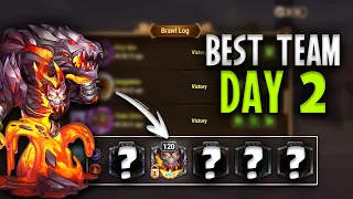 Titan Brawl Day 2 Best 3 team with 95% win rate